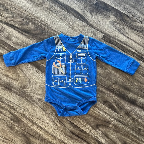 Blue carhartt fishing tackle onsie - Picture 3 of 9